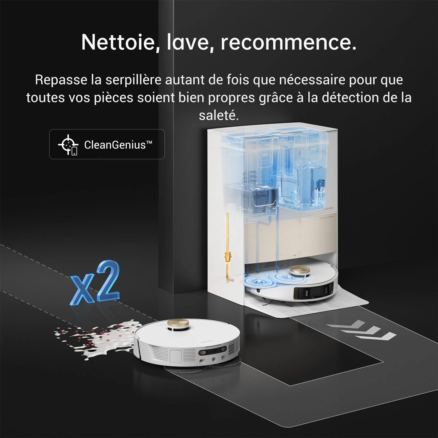 Dreame L20 Ultra Complete Robot Aspirateur Laveur Landing - Image 9