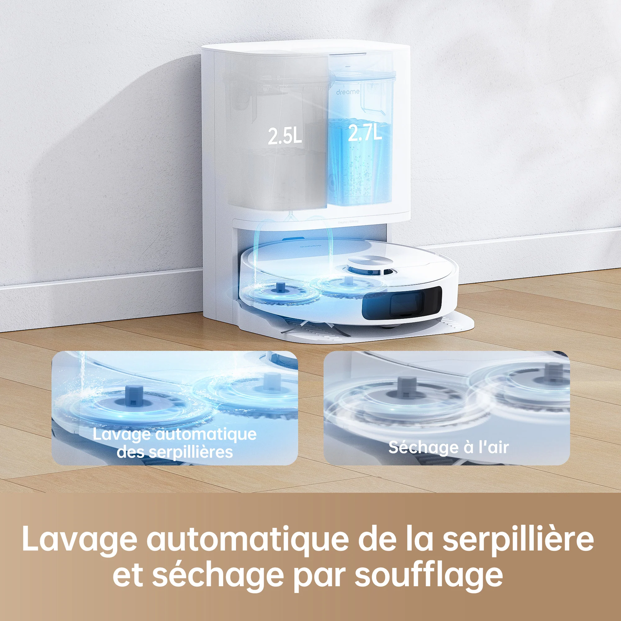 Dreame L10 Prime Robot Aspirateur Laveur - Image 4
